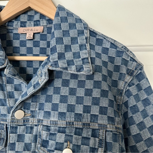 Anthropologie Dot and Lu Dames Denim Jacket in Denim Medium Blue, Size XS - Picture 6 of 11